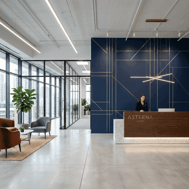 Modern Office Lobby